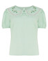 Sugarhill Brighton Bluză ' MACIE SCALLOP COLLAR' verde / verde mentă / roz - Pled.ro