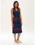 Sugarhill Brighton Rochie albastru / bleumarin / turcoaz / roz - Pled.ro