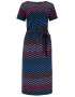 Sugarhill Brighton Rochie albastru / bleumarin / verde / corai - Pled.ro