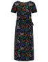 Sugarhill Brighton Rochie albastru / verde / portocaliu / negru - Pled.ro