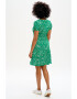 Sugarhill Brighton Rochie 'AMORET' verde / alb - Pled.ro