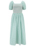 Sugarhill Brighton Rochie ' GINGHAM ' verde / roz - Pled.ro