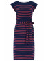 Sugarhill Brighton Rochie 'HETTY' bleumarin / roz - Pled.ro