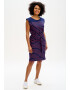 Sugarhill Brighton Rochie 'HETTY' bleumarin / roz - Pled.ro