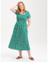 Sugarhill Brighton Rochie 'Jolene' verde / mov orhidee - Pled.ro