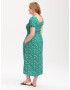 Sugarhill Brighton Rochie 'Jolene' verde / mov orhidee - Pled.ro