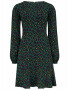 Sugarhill Brighton Rochie 'Juliette' verde / roz / negru - Pled.ro