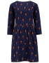 Sugarhill Brighton Rochie 'Lilith' bleumarin / portocaliu - Pled.ro