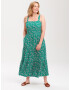 Sugarhill Brighton Rochie 'Lucille' verde / roz - Pled.ro