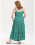 Sugarhill Brighton Rochie 'Lucille' verde / roz - Pled.ro