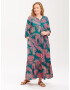 Sugarhill Brighton Rochie tip bluză 'Lauren' verde pin / fucsia / roz deschis - Pled.ro