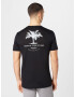 Super Natural Tricou funcțional 'PALM' negru / alb - Pled.ro