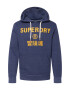 Superdry Bluză de molton albastru marin / galben auriu - Pled.ro