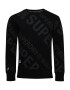 Superdry Bluză de molton gri / negru - Pled.ro