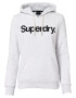 Superdry Bluză de molton negru / alb amestacat - Pled.ro