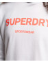 Superdry Bluză de molton portocaliu / alb - Pled.ro