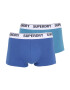 Superdry Boxeri albastru / albastru deschis / negru / alb - Pled.ro