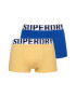 Superdry Boxeri albastru / galben / negru / alb - Pled.ro