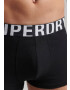 Superdry Boxeri negru / alb - Pled.ro