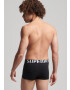 Superdry Boxeri negru / alb - Pled.ro