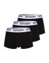 Superdry Boxeri negru / alb - Pled.ro