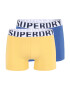 Superdry Boxeri turcoaz / galben deschis / negru / alb - Pled.ro