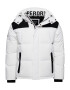 Superdry Geacă de iarnă negru / alb - Pled.ro