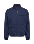 Superdry Geacă de primăvară-toamnă 'Collegiate Harrington' albastru marin / maro coniac - Pled.ro