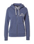 Superdry Hanorac albastru amestec / alb - Pled.ro