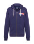 Superdry Hanorac albastru marin / albastru cobalt / roșu / alb - Pled.ro