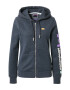 Superdry Hanorac bleumarin / lila / roz deschis / alb - Pled.ro