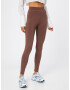 Superdry Leggings ciocolatiu / alb - Pled.ro