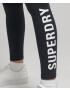 Superdry Leggings negru / alb - Pled.ro