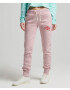 Superdry Pantaloni 'Collegiate ' roz deschis / roșu / alb - Pled.ro