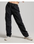 Superdry Pantaloni cu buzunare negru / alb - Pled.ro