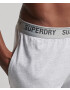 Superdry Pantaloni de pijama gri / negru - Pled.ro