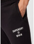 Superdry Pantaloni negru / alb - Pled.ro