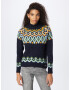 Superdry Pulover 'Fair Isle' albastru marin / albastru deschis / verde mentă / portocaliu - Pled.ro