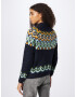 Superdry Pulover 'Fair Isle' albastru marin / albastru deschis / verde mentă / portocaliu - Pled.ro