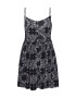 Superdry Rochie de vară 'Amelie' negru / alb - Pled.ro