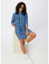 Superdry Rochie de vară 'TENCEL OVERSIZED SHIRT DRESS' albastru - Pled.ro