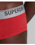 Superdry Slip roșu burgundy / roșu amestecat / negru / alb - Pled.ro