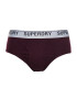 Superdry Slip roșu burgundy / roșu amestecat / negru / alb - Pled.ro