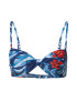 Superdry Sutien costum de baie albastru / albastru deschis / roșu - Pled.ro