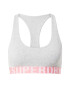 Superdry Sutien sport gri / roz / alb - Pled.ro