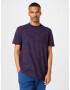 Superdry Tricou albastru cobalt / portocaliu - Pled.ro