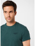 Superdry Tricou albastru fumuriu / gri / verde - Pled.ro