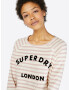 Superdry Tricou 'APPLIQUE' mov liliachiu / alb - Pled.ro