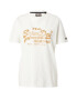 Superdry Tricou auriu / alb - Pled.ro