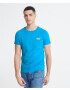 Superdry Tricou azuriu / verde limetă - Pled.ro